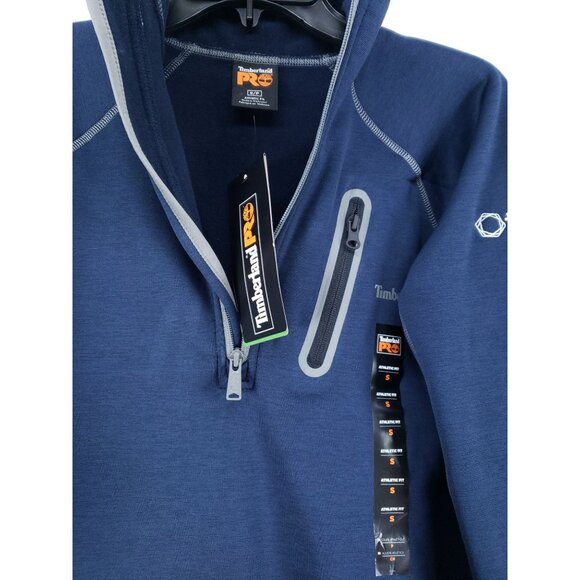 Timberland Pro Athletic Fit Pullover Men's Size Small Blue - Picture 4 of 10